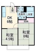 グランディハイツAの間取り