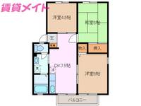 サンハイツVの間取り