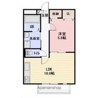 愛知県春日井市美濃町3(アパート)の賃貸物件の間取り