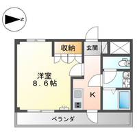 岡山県倉敷市玉島長尾(マンション)の賃貸物件の間取り