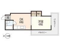 (西原)中田ビルの間取り