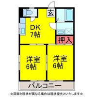 コーポベルウッドの間取り