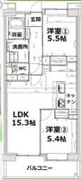 物件の間取り画像