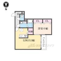 シエーナ楠葉ジェミオスの間取り