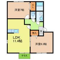 物件の間取り画像