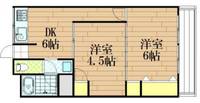 段堂マンションの間取り