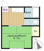 市川ハイツの間取り