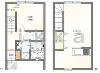 Ladder大川third D棟の間取り