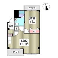 神奈川県横浜市鶴見区駒岡4(マンション)の賃貸物件の間取り