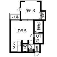 グロワール南郷の間取り