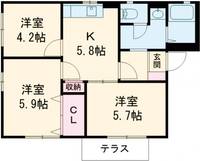 物件の間取り画像