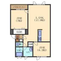 セピア七重浜IIの間取り