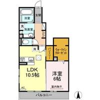 福島県郡山市安積町日出山1(アパート)の賃貸物件の間取り