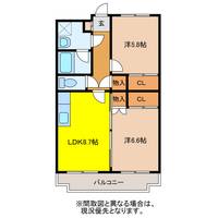 愛知県高浜市碧海町4(マンション)の賃貸物件の間取り