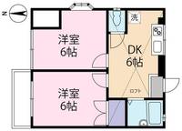 スターダスト向ヶ丘B棟の間取り