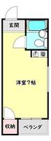 大阪府寝屋川市美井元町(マンション)の賃貸物件の間取り