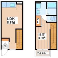 アルカンシエルKの間取り