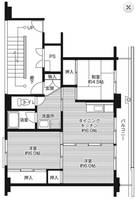 ビレッジハウス滝沢大崎2号棟の間取り