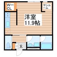 villa長町南の間取り