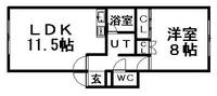 ノースハイム23の間取り