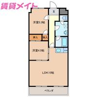 リバーサイド鈴鹿の間取り