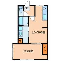 西喜荘の間取り