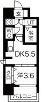 大阪府大阪市西区本田2(マンション)の賃貸物件の間取り