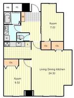 DS海岸ビルの間取り