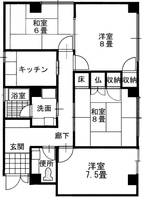 シンセリティー泉野の間取り