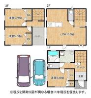 静岡県静岡市葵区太田町(一戸建)の賃貸物件の間取り