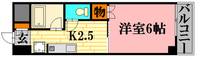 広島県広島市南区的場町2(マンション)の賃貸物件の間取り