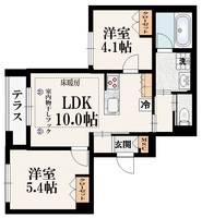 東京都杉並区高井戸東2(マンション)の賃貸物件の間取り