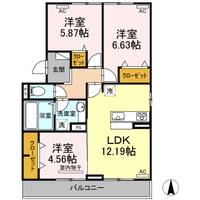 サン フローラ ジャスミンの間取り