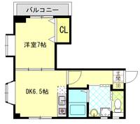 大阪府枚方市都丘町(マンション)の賃貸物件の間取り