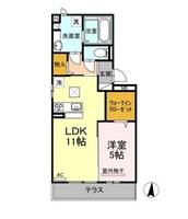 モンペルジュの間取り