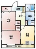 サンハイツ石井の間取り