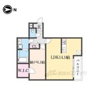 シエーナ楠葉ジェミオスの間取り