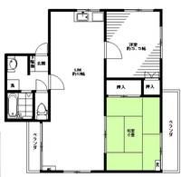 東京都台東区根岸4(マンション)の賃貸物件の間取り