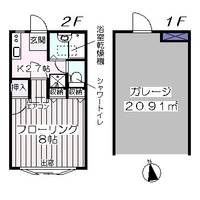 福島県郡山市田村町徳定字下北田(アパート)の賃貸物件の間取り
