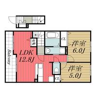 千葉県富里市七栄(アパート)の賃貸物件の間取り