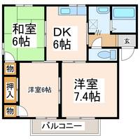 フレグランス蓮台寺の間取り