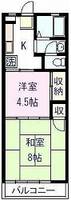 東京都世田谷区南烏山5(マンション)の賃貸物件の間取り