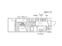 カレッジコート新潟大学前の間取り