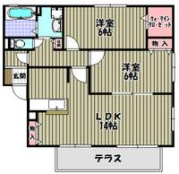 ウィルモア狭山 A棟の間取り