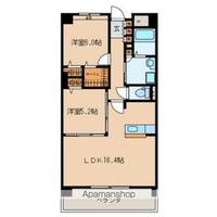 福岡県糟屋郡志免町南里2(マンション)の賃貸物件の間取り