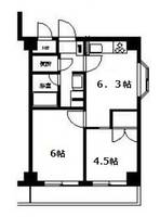 神奈川県川崎市中原区木月3(マンション)の賃貸物件の間取り