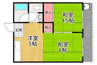 グリーンハイツI番館の間取り