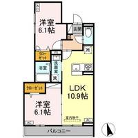 D-ROOM PREMIUM 多磨霊園駅の間取り
