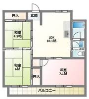 物件の間取り画像