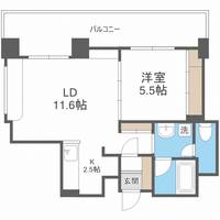 サンタの館N11の間取り